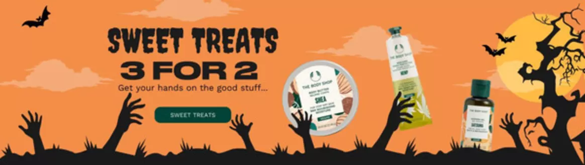 The Body Shop-katalog i Sarpsborg | Sweet treats 3 for 2 | 2025-10-31T00:00:00.000Z - 2025-11-14T00:00:00.000Z