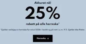 Din Sko-katalog | 25% | 2025-11-06T00:00:00.000Z - 2025-11-09T00:00:00.000Z