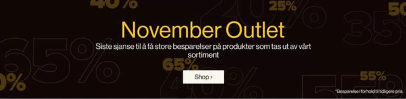 Coolshop-katalog i Oslo | November Outlet | 2025-11-06T00:00:00.000Z - 2025-11-20T00:00:00.000Z