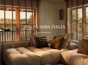 Milla Boutique-katalog | 20% på saba italia | 2025-11-06T00:00:00.000Z - 2025-11-30T00:00:00.000Z