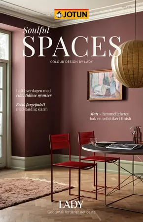 Jotun-katalog i Neverdal | Jotun LADY Soulful Spaces, fargekart 2026 | 2026-01-01T00:00:00.000Z - 2027-01-01T00:00:00.000Z