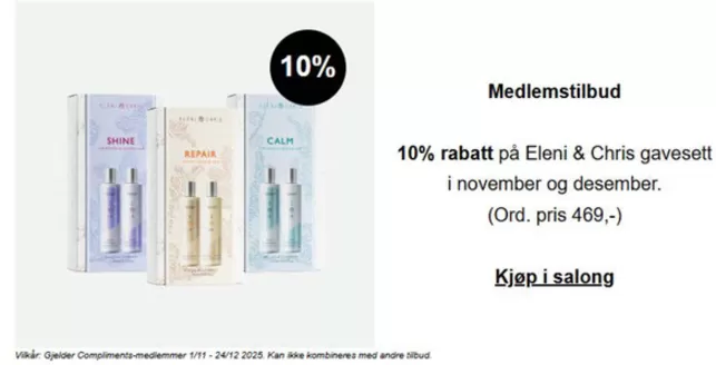 Nikita Hair-katalog i Stavanger | 10% | 2025-11-07T00:00:00.000Z - 2025-12-24T00:00:00.000Z