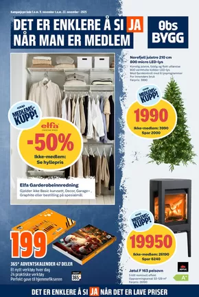 Obs Bygg-katalog i Rolvsøy | Aktuelle kupp og tilbud | 2025-11-09T00:00:00.000Z - 2025-11-22T00:00:00.000Z