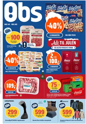 Obs-katalog i Haugesund | Aktuelle tilbud og kampanjer | 2025-11-09T00:00:00.000Z - 2025-11-15T00:00:00.000Z