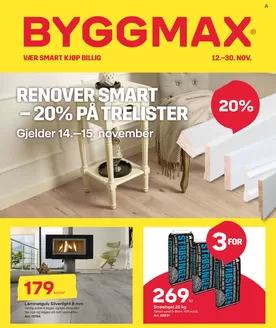Byggmax-katalog i Oslo | Byggmax Kundeavis | 2025-11-12T00:00:00.000Z - 2025-11-30T00:00:00.000Z