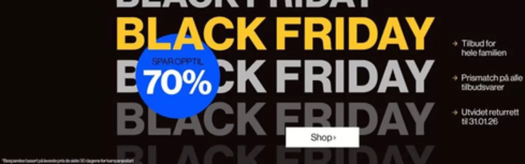 Coolshop-katalog i Oslo | Black Friday | 2025-11-14T00:00:00.000Z - 2025-11-28T00:00:00.000Z