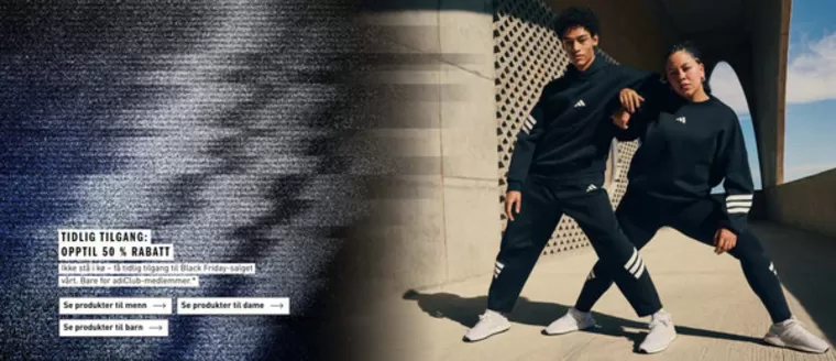 Adidas-katalog i Bergen | Tidlig tilgang: opptil 50 % rabatt | 2025-11-17T00:00:00.000Z - 2025-12-01T00:00:00.000Z