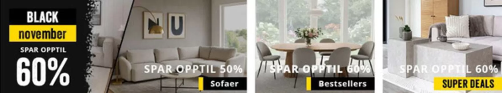 Møbel24-katalog i Trondheim | Black November | 2025-11-19T00:00:00.000Z - 2025-12-01T00:00:00.000Z