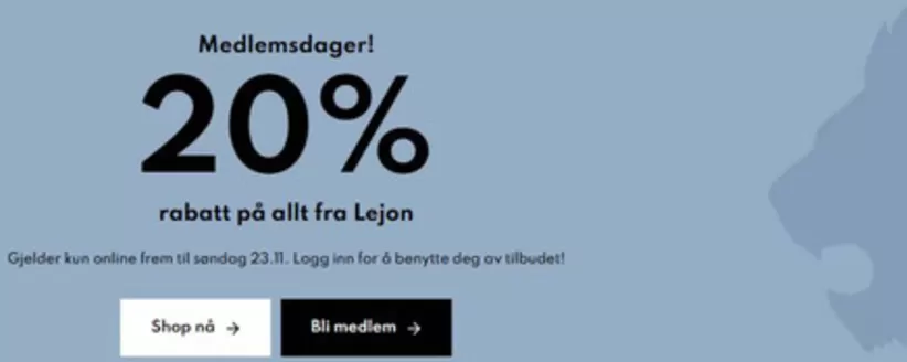 Din Sko-katalog i Drammen | 20%  | 2025-11-19T00:00:00.000Z - 2025-11-23T00:00:00.000Z