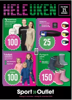 Sport Outlet-katalog i Laksevåg | Attraktive spesialtilbud for alle | 2025-11-21T00:00:00.000Z - 2025-11-29T00:00:00.000Z
