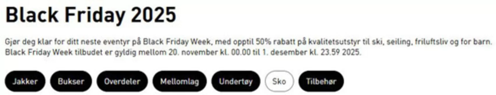 Helly Hansen-katalog i Laksevåg | Black Friday 2025 | 2025-11-21T00:00:00.000Z - 2025-12-01T00:00:00.000Z