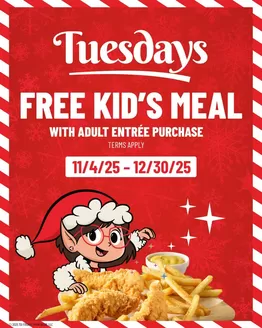 TGI Fridays-katalog i Krokstadelva | TGI Fridays Kundeavis | 2025-11-04T00:00:00.000Z - 2025-12-30T00:00:00.000Z