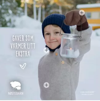 Nøstebarn-katalog i Oslo | Gaver som Varmer litt ekstra | 2025-11-25T00:00:00.000Z - 2025-12-31T00:00:00.000Z
