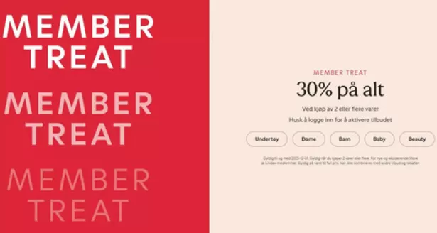 Lindex-katalog i Oslo | 30% på alt | 2025-11-26T00:00:00.000Z - 2025-12-01T00:00:00.000Z