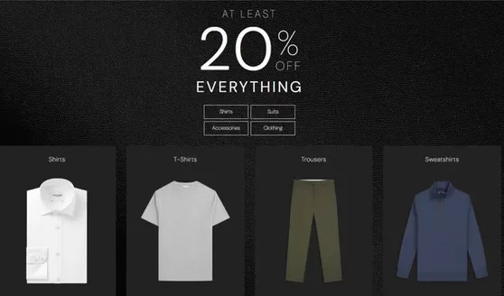 T.M. Lewin-katalog i Sandefjord | 20% Off | 2025-11-26T00:00:00.000Z - 2025-11-30T00:00:00.000Z