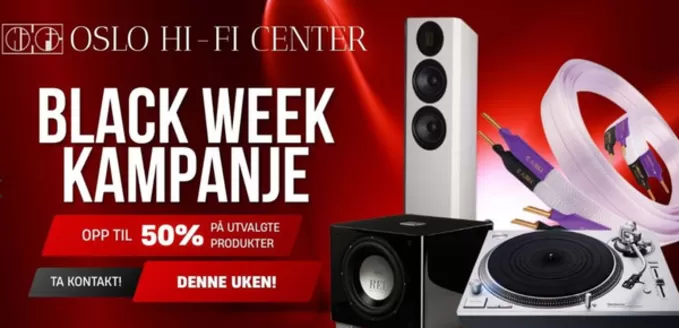 Oslo Hi-Fi Center-katalog i Tiller | Black Week Kampanje | 2025-11-27T00:00:00.000Z - 2025-11-30T00:00:00.000Z