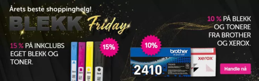 InkClub-katalog i Tiller | Blekk Friday | 2025-11-27T00:00:00.000Z - 2025-11-30T00:00:00.000Z