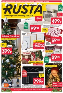Rusta-katalog i Klepp | Rusta Kundeavis | 2025-12-01T00:00:00.000Z - 2025-12-07T00:00:00.000Z