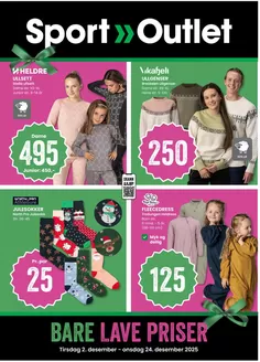 Sport Outlet-katalog i Skei i Jølster | Topptilbud for alle kuppjegere | 2025-12-02T00:00:00.000Z - 2025-12-24T00:00:00.000Z