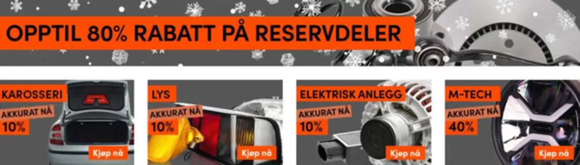 Skruvat-katalog i Trondheim | Opptil 80% rabatt på reservdeler | 2025-12-02T00:00:00.000Z - 2025-12-16T00:00:00.000Z