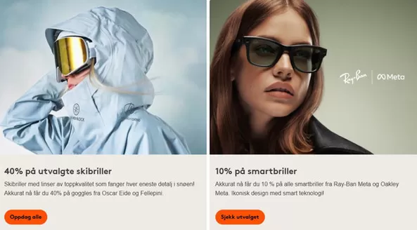 Synsam-katalog i Førde | 40% på utvalgte skibriller | 2025-12-02T00:00:00.000Z - 2025-12-16T00:00:00.000Z