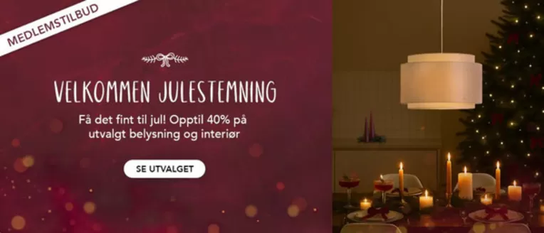 Christiania Belysning-katalog i Lyngdal | Medlemstilbud | 2025-12-02T00:00:00.000Z - 2025-12-16T00:00:00.000Z