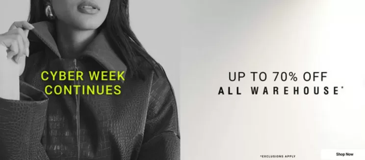 Warehouse -katalog i Oslo | Cyber week | 2025-12-03T00:00:00.000Z - 2025-12-07T00:00:00.000Z