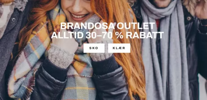 Brandosa-katalog i Steinkjer | Brandosa outlet alltid 30-70% rabatt | 2025-12-03T00:00:00.000Z - 2025-12-17T00:00:00.000Z