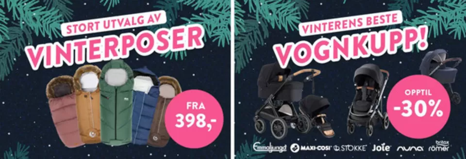 Barnevognhuset Rudo-katalog i Tønsberg | Vinterposer | 2025-12-04T00:00:00.000Z - 2025-12-18T00:00:00.000Z