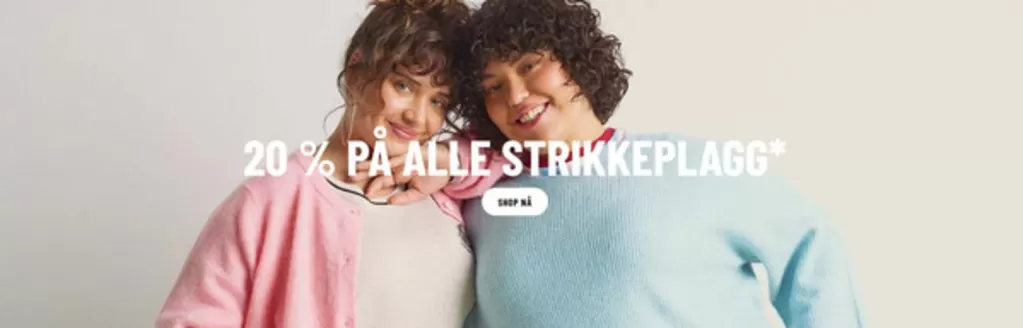 Zizzi-katalog | 20% pa alle strikkeplagg* | 2025-12-05T00:00:00.000Z - 2025-12-19T00:00:00.000Z