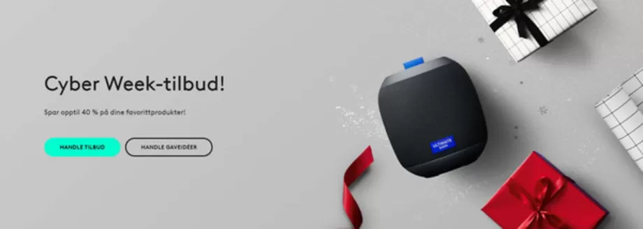 Logitech-katalog | Cyber Week-tilbud! | 2025-12-05T00:00:00.000Z - 2025-12-07T00:00:00.000Z