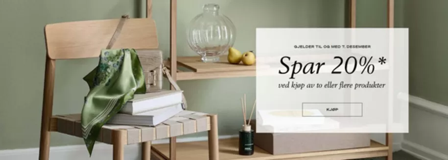 Illums Bolighus-katalog i Jakobsli | Spar 20% | 2025-12-05T00:00:00.000Z - 2025-12-07T00:00:00.000Z