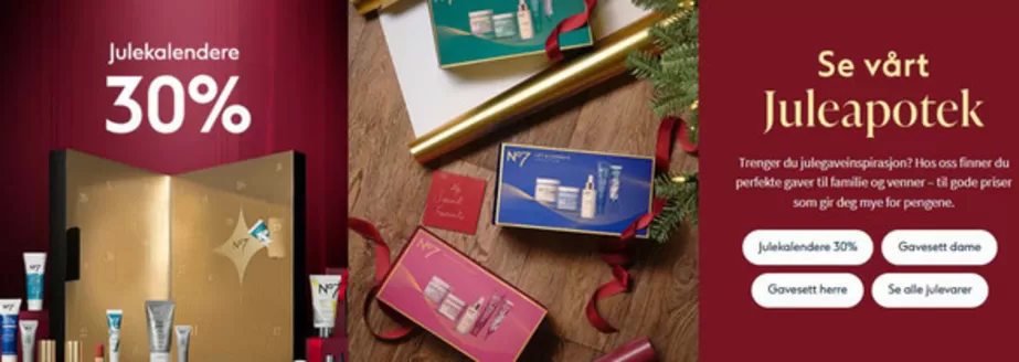 Boots Apotek-katalog i Sarpsborg | 30% | 2025-12-09T00:00:00.000Z - 2025-12-23T00:00:00.000Z