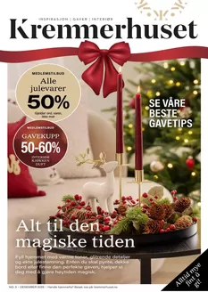 Kremmerhuset-katalog i Drammen | Se våre beste gavetips | 2025-12-09T00:00:00.000Z - 2025-12-31T00:00:00.000Z