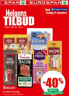 Eurospar-katalog i Stavanger | Topptilbud og rabatter | 2025-12-11T00:00:00.000Z - 2025-12-13T00:00:00.000Z