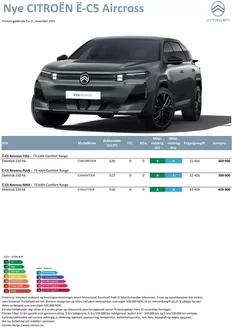 Citroën-katalog | Citroën NYE Ë-C5 AIRCROSS | 2025-12-12T00:00:00.000Z - 2025-12-26T00:00:00.000Z