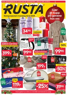 Rusta-katalog i Børsa | Rusta Kundeavis | 2025-12-15T00:00:00.000Z - 2025-12-23T00:00:00.000Z