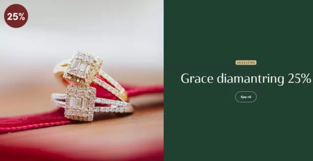 Gullfunn-katalog i Åndalsnes | Grace diamantring 25% | 2025-12-16T00:00:00.000Z - 2025-12-30T00:00:00.000Z