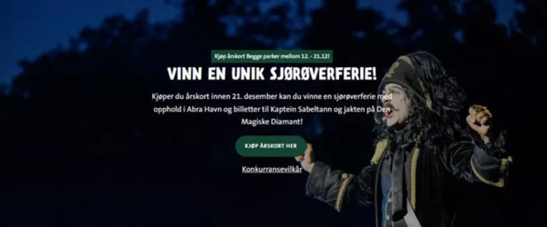 Dyreparken-katalog i Sarpsborg | Vinn en unik sjørøverferie! | 2025-12-17T00:00:00.000Z - 2025-12-21T00:00:00.000Z