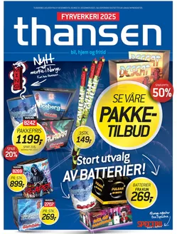 Thansen-katalog i Fredrikstad | Eksklusive tilbud for våre kunder | 2025-12-18T00:00:00.000Z - 2025-12-31T00:00:00.000Z
