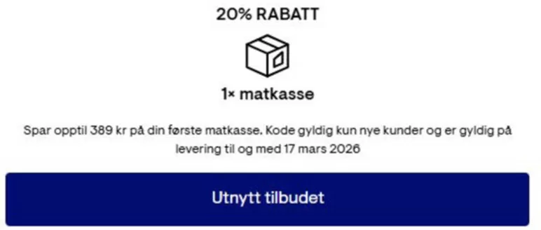 Adams Matkasse-katalog i Hamar | 20% Rabatt | 2026-01-06T00:00:00.000Z - 2026-03-17T00:00:00.000Z