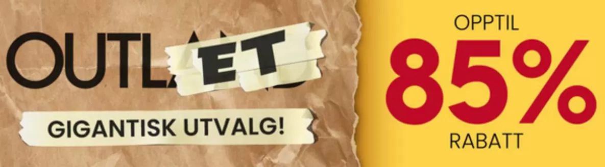 Outland-katalog i Kristiansand | Opptil 85% rabatt | 2026-01-07T00:00:00.000Z - 2026-01-18T00:00:00.000Z