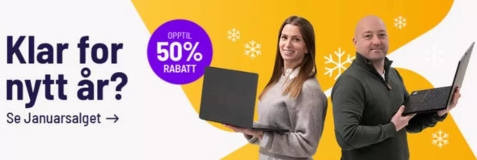 Komplett Bedrift-katalog i Stord | Opptil 50% rabatt | 2026-01-07T00:00:00.000Z - 2026-01-18T00:00:00.000Z