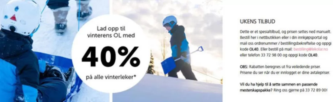 Lekolar-katalog i Bergen | 40% Rabatt | 2026-01-12T00:00:00.000Z - 2026-01-16T00:00:00.000Z