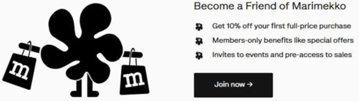 Marimekko-katalog i Midsund | 10% Off the first full-price purchase | 2026-01-13T00:00:00.000Z - 2026-01-25T00:00:00.000Z