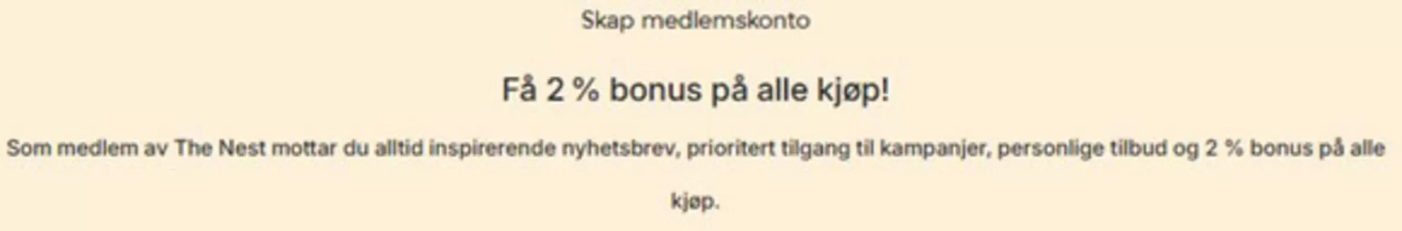 Nordic Nest-katalog | Få 2 % bonus på alle kjøp! | 2026-01-13T00:00:00.000Z - 2026-01-18T00:00:00.000Z