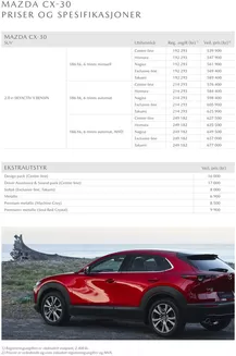 Mazda-katalog i Råholt | MAZDA CX-30 | 2026-01-15T00:00:00.000Z - 2026-06-30T00:00:00.000Z