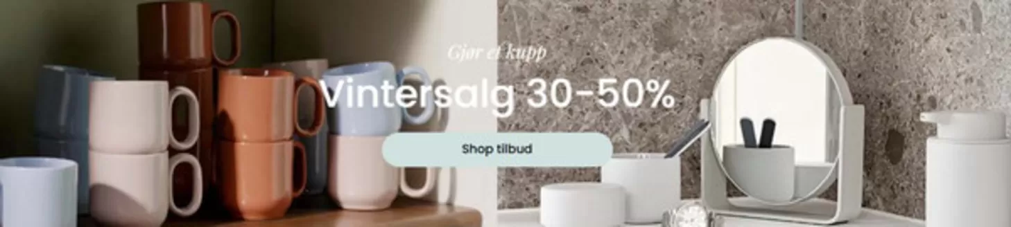 Designforevig-katalog i Bergen | 30-50% Vintersalg | 2026-01-19T00:00:00.000Z - 2026-01-31T00:00:00.000Z