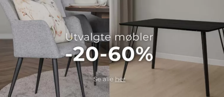 Feel-katalog i Bergen | Utvalgte møbler 20-60% | 2026-01-19T00:00:00.000Z - 2026-01-31T00:00:00.000Z