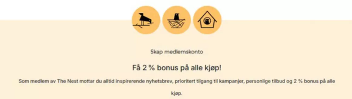 Nordic Nest-katalog i Bergen | Få 2 % bonus på alle kjøp! | 2026-01-19T00:00:00.000Z - 2026-01-31T00:00:00.000Z